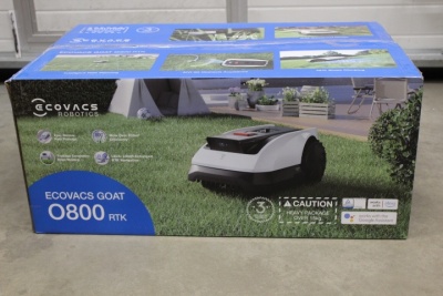 SALE OUT. Ecovacs GOAT O800 RTK Lawn Mower, Robot, Up to 800 m², LiDAR-enhanced RTK navigation, SmartEdge, White | Ecovacs | Lawn Mower 	GOAT O800 RTK | UNPACKED, WHITE SPOTS ON THE WHEEL