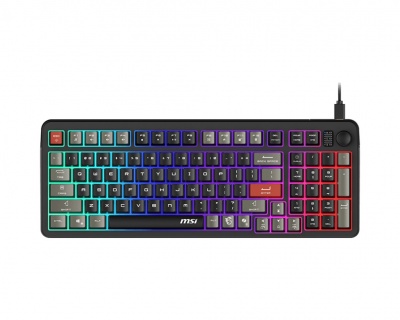 MSI FORGE GK110 US | Gaming keyboard | Wired | US | Black | USB 2.0 | Membrane