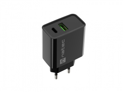 Natec Ribera USB Charger, 1xUSB-A, 1x USBD-C, 200 W | NUC-2062