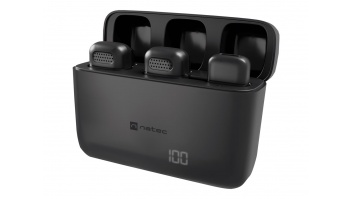 Natec | Microphone | NMI-2253 | Hopper | Wireless | Black