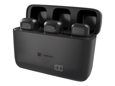 Natec | Microphone | NMI-2253 | Hopper | Wireless | Black