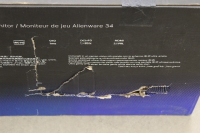 SALE OUT. Dell LCD Alienware AW3425DWM 34" VA WQHD/3440x1440/HDMI,DP,USB/Black | Dell Alienware AW3425DWM | 34 " | VA | WQHD | 21:9 | 180 Hz | 1 ms | 3440 x 1440 pixels | 400 cd/m² | HDMI ports quantity 2 | Warranty 36 month(s) | DAMAGED PACKAGING