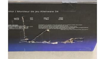 SALE OUT. Dell LCD Alienware AW3425DWM 34" VA WQHD/3440x1440/HDMI,DP,USB/Black | Dell Alienware AW3425DWM | 34 " | VA | WQHD | 21:9 | 180 Hz | 1 ms | 3440 x 1440 pixels | 400 cd/m² | HDMI ports quantity 2 | Warranty 36 month(s) | DAMAGED PACKAGING