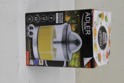 SALE OUT. Adler AD 4012 Citrus Juicer, 2 Pressing Cups for Big and Small Citrus Fruits, 40W, Black | Adler Citrus Juicer | AD 4012 | Type  Citrus juicer | Black | 40 W | Number of speeds 1 | DAMAGED PACKAGING