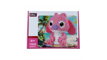 XINZ 7225 Rozā stiķis konstruktora komplekts 3636 gab