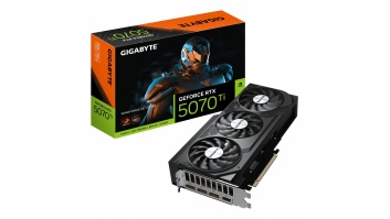 Graphics Card|GIGABYTE|NVIDIA|GeForce RTX 5070 Ti|2497 MHz|16 GB|GDDR7|256 bit|PCI Express 5.0|Active|N507TWF3OCV2-16GD