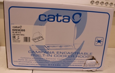 SALE OUT. Cata GL 45 X /C Hood, 820m3/h, 65dB, BT3 Engie, 280W, stainless steel | SALE OUT. CATA | Hood | GL 45 X /C | Built-in | Energy efficiency class A | Width 50 cm | 820 m³/h | Touch | EcoLed | Stainless steel | DAMAGED PACKAGING