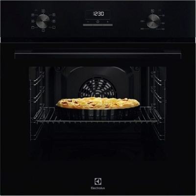 Electrolux 300 Convection multifunkcionāla cepeškrāsns, 65 l, melna