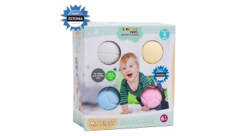 Gerardo's Toys sporta bumbiņu komplekts mazuļiem, 4 gab.