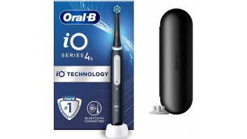 Oral-B | Electric Toothbrush | iO Series 4s | Rechargeable | For adults | Number of brush heads included 1 | Number of teeth brushing modes 4 | Black