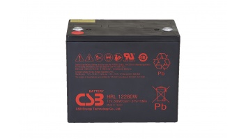 CSB Battery Battery 12V 6Ah 25W Pb F2 | HRL1225W