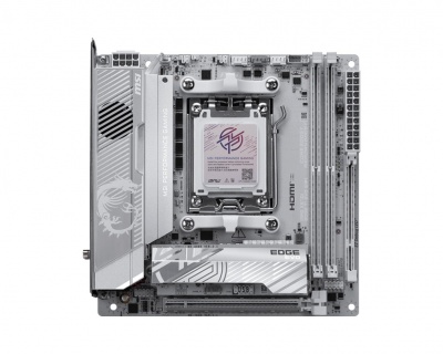 MSI MPG X870I EDGE TI EVO WIFI | Processor family AMD | Processor socket AM5 | DDR5 | Supported hard disk drive interfaces SATA, M.2 | Number of SATA connectors 2