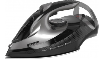 Gorenje SIH3200BKS | Steam Iron | 3200 W | Water tank capacity 420 ml | Continuous steam 40 g/min | Steam boost performance 250 g/min