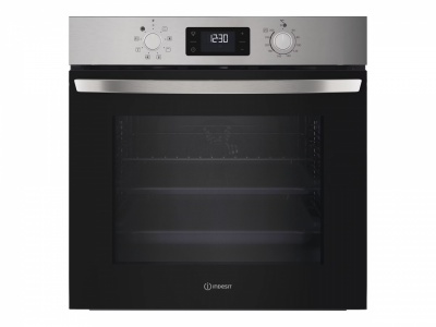 Indesit IO 255HU X Oven, Built-in, Electric, Width 59.5 cm, Self cleaning, Stainless steel | INDESIT