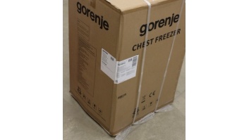 SALE OUT. Gorenje Freezer | FH10EAW | Energy efficiency class E | Chest | Free standing | Height 85.4 cm | Total net capacity 95 L | White | DAMAGED PACKAGING, DENTS AND SCRATCH ON SIDE
