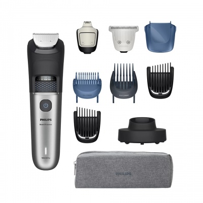 Philips | Beard Trimmer | BT7670/15 7000 Series | Cordless | Wet & Dry | Number of length steps 40 | Silver/Black