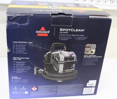 SALE OUT. Bissell | Portable Carpet and Upholstery Cleaner | SpotClean C9 Pro | Corded operating | Washing function | 400 W | 20 month(s) | DAMAGED PACKAGING