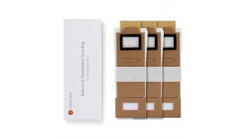 Vacuum Cleaner Accessory|ROBOROCK|Disposable Dust Bag 3pcs|White|For S7 White/S7 MaxV White/ S7 Black/ MaxV Black/S7 White+/S7 Black+|8.02.0101