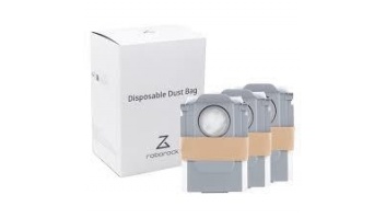 Vacuum Cleaner Accessory|ROBOROCK|Disposable Dust Bag 3-pack|White|For OC0/Q70+/Q70 Max+/OC5/Q75+/Q75 Max+/Q55+/O35/S75 MaxV Ultra/S70 Pro Ultra/S80 Pro Ultra/S85 Pro Ultra/OC0-D/S80+/Q80 Max+/OC5-D/S85+/Q85 Max+/Q55 Pro+/S70 Max Ultra/S75 Max Ultra/Q55 M