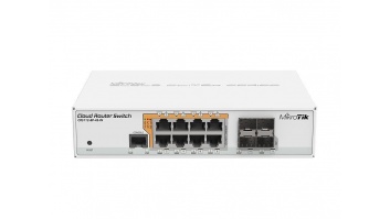 NET ROUTER/SWITCH 8PORT 1000M/4SFP CRS112-8P-4S-IN MIKROTIK