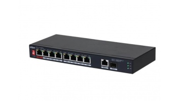 Switch|DAHUA|PFS3110-8ET1GT1GF-96|Desktop/pedestal|8x10Base-T / 100Base-TX|1x10Base-T / 100Base-TX / 1000Base-T|2x1000Base-T|PoE ports 8|96 Watts|DH-PFS3110-8ET1GT1GF-96