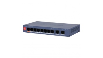 Switch|DAHUA|DH-CS4010-8ET2GT-60|PoE ports 8|60 Watts|CS4010-8ET2GT-60