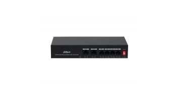 Switch|DAHUA|PFS3006-4ET-36|PoE ports 4|36 Watts|DH-PFS3006-4ET-36