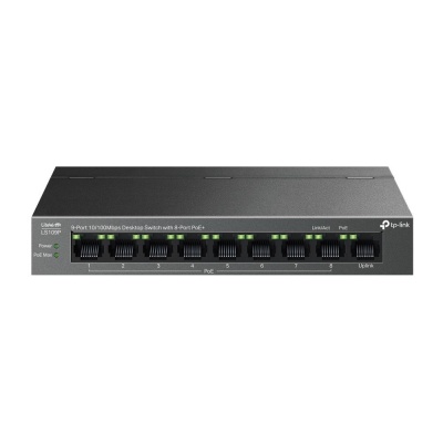 Switch|TP-LINK|LS109P|PoE+ ports 8|LS109P