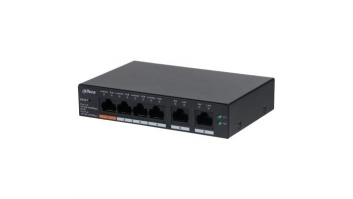 Switch|DAHUA|CS4006-4GT-60|Type L2|Desktop/pedestal|PoE ports 4|60 Watts|DH-CS4006-4GT-60