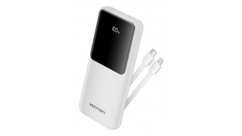 POWER BANK USB 10000MAH 22.5W/WHITE FHOW0 VENTION