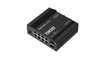 Switch|TELTONIKA|TSW202|Type L2|2xSFP|8xRJ45|PoE+ ports 8|240 Watts|TSW202