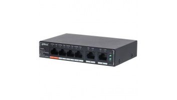 Switch|DAHUA|DH-SG4006P|Type L2|PoE ports 4|60 Watts|SG4006P