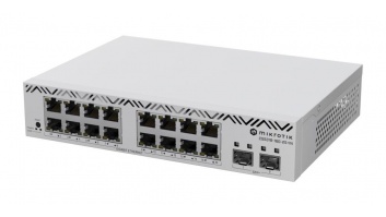 Switch|MIKROTIK|16x10Base-T / 100Base-TX / 1000Base-T|CSS318-16G-2S+IN