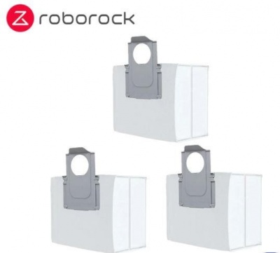 Vacuum Cleaner Accessory|ROBOROCK|Disposable Dust Bag 4pcs|White|For OC0/Q70+/Q70 Max+/OC5/Q75+/Q75 Max+/Q55+/O35/S75 MaxV Ultra/S70 Pro Ultra/S80 Pro Ultra/S85 Pro Ultra/OC0-D/S80+/Q80 Max+/OC5-D/S85+/Q85 Max+/Q55 Pro+/S70 Max Ultra/S75 Max Ultra/Q55 Max