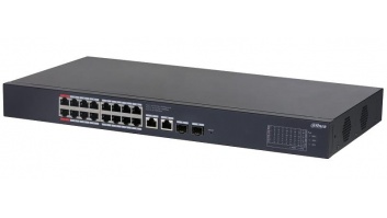 Switch|DAHUA|Desktop/pedestal|Rack|16x10Base-T / 100Base-TX / 1000Base-T|2xSFP|PoE ports 16|CS4220-16GT-240