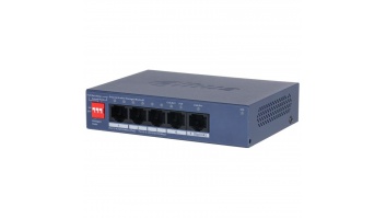 Switch|DAHUA|DH-CS4005-4ET1GT-36|Type L2|PoE ports 4|40 Watts|CS4005-4ET1GT-36