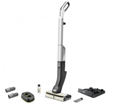 Vacuum Cleaner|KARCHER|dry&wet|Stick vacuum|Grey/Black|Bagless|Battery|1.056-400.0