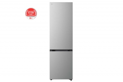 LG GBBS322CPY Refrigerator, C, Free-standing, Combi, Height 2.03 m, Net fridge 262 L, Net freezer 113 L, Silver