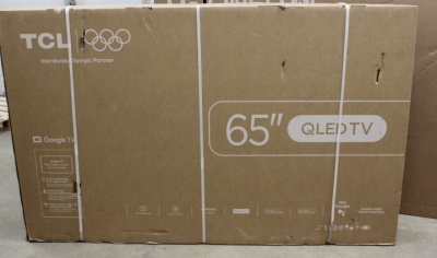 SALE OUT. TCL 4K QLED TV | 65T8C | 65 | Smart TV | Google TV | DAMAGED PACKAGING