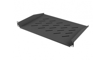 Lanberg 19" fixed shelf 1U/483x315mm, max load capacity up to 25kg | AK-1008-B | Black