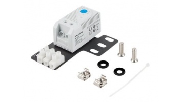 Lanberg Closed-loop thermostat 10A for rack cabinets with 19" ear and terminal block | AK-1505-S | Gray