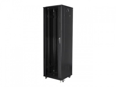 Lanberg | Rack cabinet 19" free-standing 42U/600x600 (flat pack) | FF01-6642-12B | Black