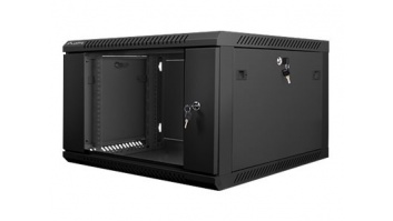 Lanberg | Rack cabinet 19" wall-mount 6U/600x600 (flat pack) | WF01-6606-10B | Black