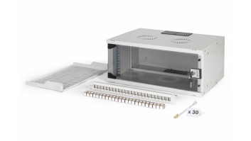 Digitus SOHO Pro network set, 483 mm (19"), 4U, 540 x 400 mm | DN-49200-SET | Light Grey