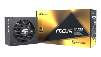 Power Supply|SEASONIC|FOCUS GX ATX 3.0|750 Watts|Efficiency 80 PLUS GOLD|MTBF 100000 hours|FOCUS-GX-750-V4