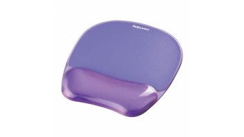 MOUSE PAD CRYSTAL GEL/PURPLE 9144104 FELLOWES