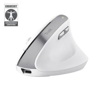 MOUSE USB OPTICAL WRL BAYO II/ERGO WHT 25398 TRUST