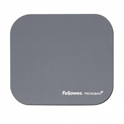 MOUSE PAD MICROBAN/SILVER 5934005 FELLOWES