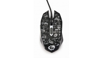 MOUSE USB OPTICAL BLACK/MUS-6B-GRAFIX-01 GEMBIRD