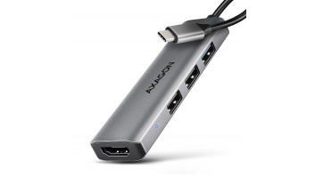 I/O HUB USB-C 4IN1/0.15M HMC-H3A AXAGON